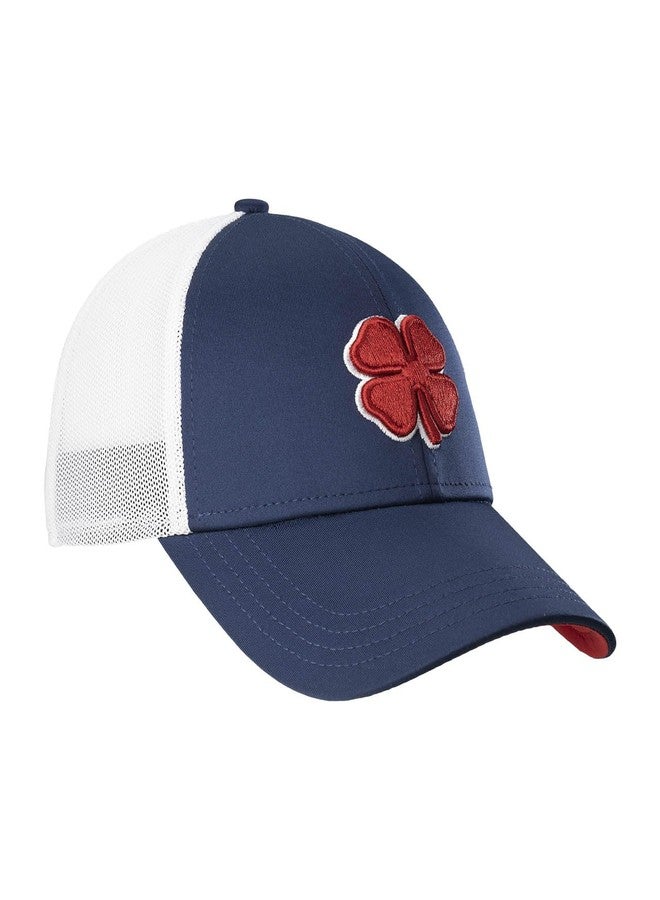 Black Clover Standard Premium 70 Hat, Navy Hat/3D Red Clover/White Trim - Image 5